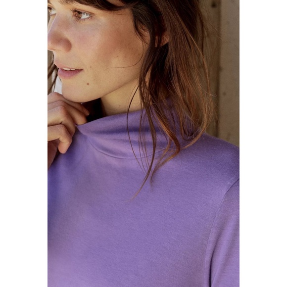 Anthropologie SET OF TWO COLORS Amy Turtleneck Tops NWT’s Size Large - Picture 9 of 13